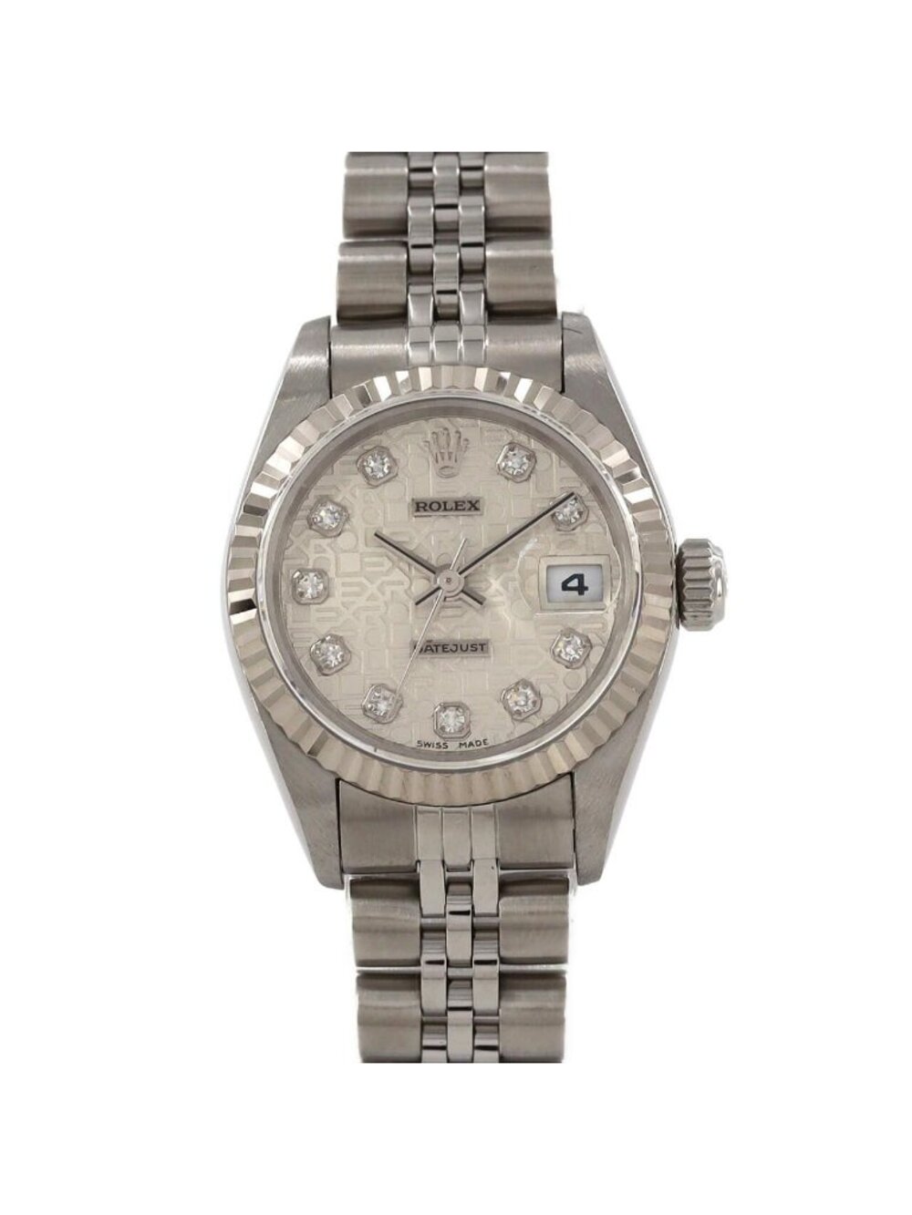 Rolex Datejust Stainless Steel White Gold Automatic